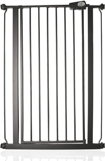 Bettacare Petgate, 68,5cm - 75cm, Mat Zwart, Hoog 104cm