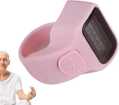Handklikker Cijfer teller - Vingerteller LCD - Activiteiten bijhouden - Eenvoudige resetknop - 3 x 23 cm - Roze