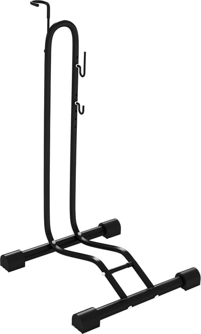SPORTNOW-Metall-Schwarz-45L x 44B x 118H cm-Fahrradständer