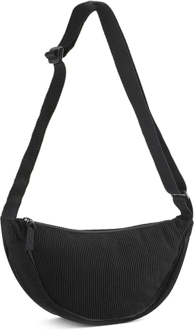 Dames Schoudertas, Halve Maan Tas, Heuptas, Casual Oboe, Kleine Schoudertas met Verstelbare Schouderband voor Dagelijks Gebruik en Mode