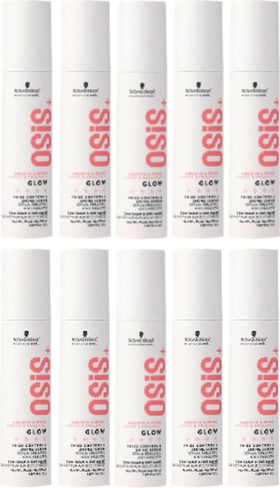 Schwarzkopf Professional OSiS+ Glow Shine Anti-Frizz Serum - voordeelverpakking - 15 x 50ml