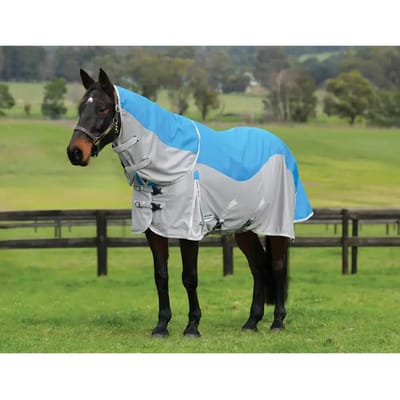 Vliegenlaken voor paarden met afneembare hals Weatherbeeta Comfitec Dual Shield Detach-A-Neck