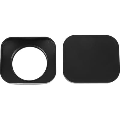 Pare-soleil d'objectif en alliage d'aluminium Traitement CNC fin précis Pare-soleil Protecteur d'ombre avec capuchon 39mm / 1.54in noir