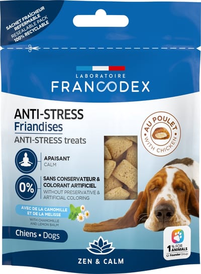 FRANCO ANTI STRESS TRUKJES VOOR HOND 75G door Francodex