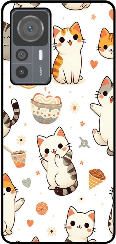 Smartphonica Telefoonhoesje Geschikt voor Xiaomi 12T / 12T Pro met katten opdruk - TPU backcover case cat design geschikt voor Xiaomi 12T;Xiaomi 12T Pro