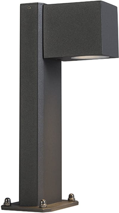 QAZQA baleno - Moderne Staande Buitenlamp | Staande Lamp voor buiten - 1 lichts - H 300 mm - Donkergrijs - Buitenverlichting