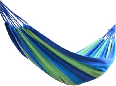 Hangmat Buiten - Canvas Bed - Ontspanning Tuin - Verdikt Materiaal - 280x80cm - Gestreepte