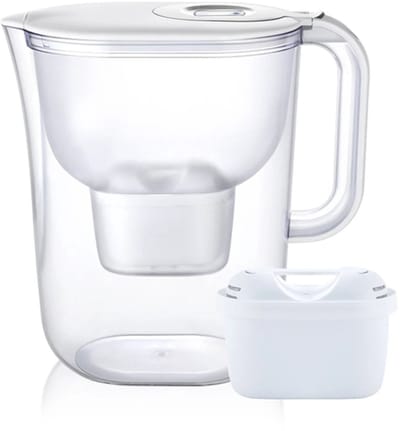 Waterfilterkan 4L met LCD-timer en 3 filters .
