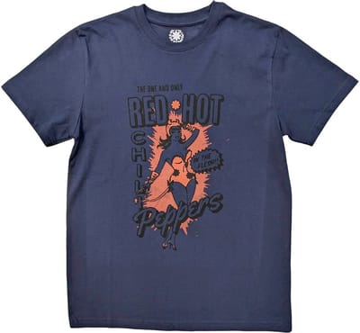 Red Hot Chili Peppers - In The Flesh Heren T-shirt - S - Blauw