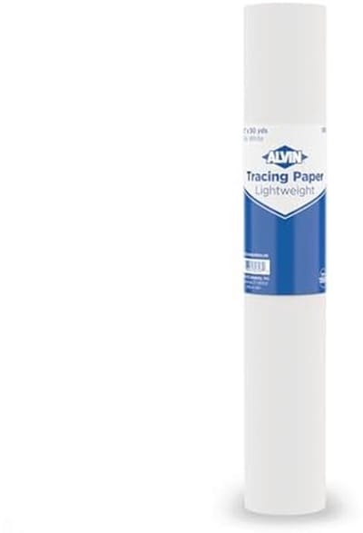 Lichtwit transparant papier rol 30,5 cm x 50 meter