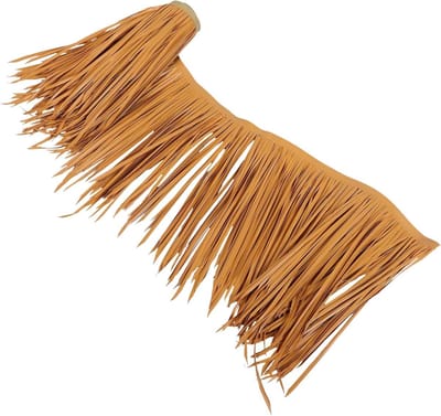 Kunstmatige Grasmat - Imitatie Riet - Tuin Decoratie - Onderhoudsvrij - 200 x 53 cm - Khaki