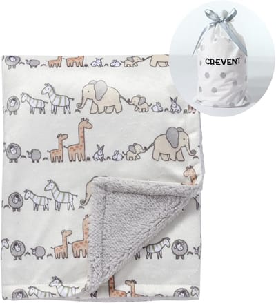 Zachte Pluche Baby Dekens voor Kinderen - 75cm x 100cm, Ideaal voor Inbakeren en Kinderwagens