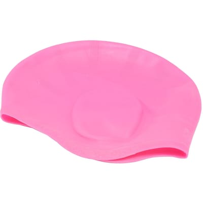 Bonnet de bain en silicone, protection auditive, tridimensionnel, ergonomique, imperméable, noir