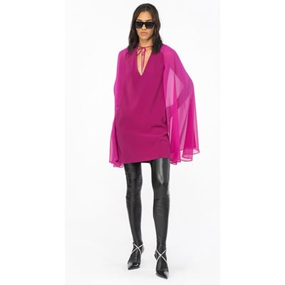 PINKO Reattivita' Dress Bougainvillea Purple Size: 40 | Mini Dresses Outlet | Dames | Paars