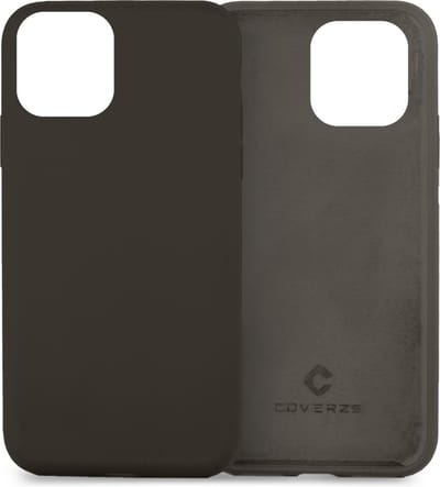 Coverzs Luxe Liquid Silicone case geschikt voor Apple iPhone 13 Pro Max hoesje - Donker grijs - Geschikt voor iPhone 13 Pro Max case - Grijs - Beschermhoesje - Backcover hoesje - Donkergrijs