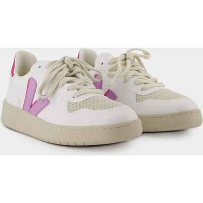 V-10 W Sneakers - Veja - Katoen - Wit