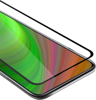 Cadorabo Screenprotector geschikt voor Honor 30 Volledig scherm pantserfolie Beschermfolie in TRANSPARANT met ZWART - Gehard (Tempered) display beschermglas in 9H hardheid met 3D Touch