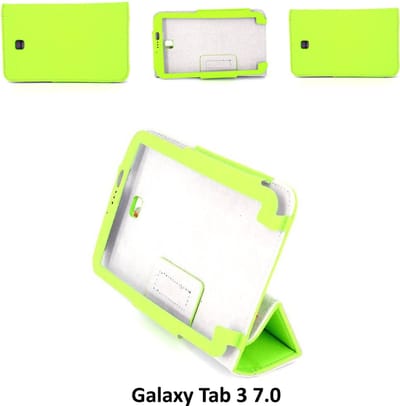 Samsung Galaxy Tab 3 7.0 Smart Tablethoes Groen voor bescherming van tablet (T210)- 8719273107898