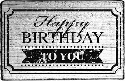 Colop vintage stempel-Happy birthday to you-Verjaardag-Stempelen-Kaarten maken-Scrapbook-Knutselen-Hobby-DIY-Stempels-Creative hobby