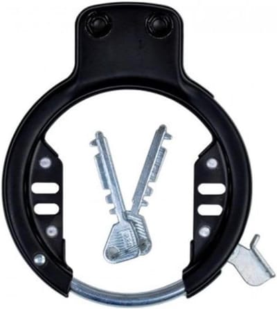 Fiets Ringslot - Frame slot - Fiets Beveiligen - Sleutel Ontgrendelen - 2 Stuks - Zwart