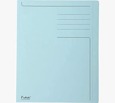 Recycled Cardboard A4 Covers 280g - Blue - Pack of 100