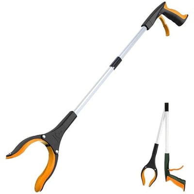 Opvouwbare grijper - 32" Extra lange grijper voor vuilnis en moeilijk bereikbare plaatsen