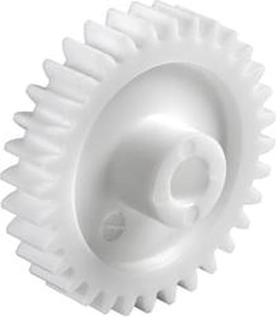 Reely Polyacetaal Recht tandwiel Soort module: 1.0 Boordiameter: 4 mm Aantal tanden: 20