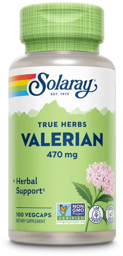 Solaray Valeriaan 470 mg - 100 vegacapsules