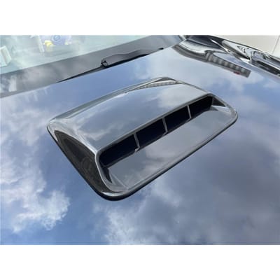 Universele Auto SUV Motorkap Luchtinlaat Scoop Sierlijst Decoratie Cover Glanzend Zwart 40cm*28cm gray