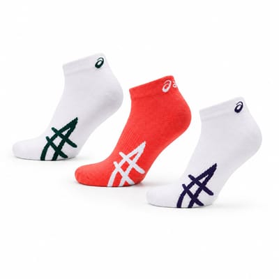 ASICS Sport 3 PPK Lightweight PED Sock Multi-Sport - Sokken - Maat 43-46 - Wit Blauw - Sports - Hardlopen - Unisex Sokken