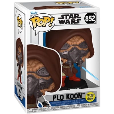 Star Wars Ahsoka - Plo Koon (Glow-in-the-dark) vinylfiguur 852 Unisex Funko Pop! - Neutraal - Standard