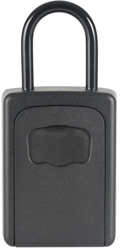 GELLDG Sleutelkluizen - Sleutelkluisje met Code voor Buiten - Hangslot met Veiligheidssluiter - Geschikt voor Thuis en Kantoor - Hoge Sterkte Legeringsslot - Kunststof Behuizing - Afmetingen 18x9x4cm - Inclusief Wandmontage en Haak