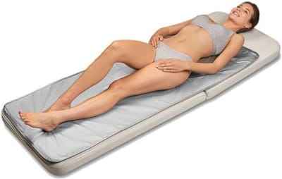 Elektrische Bedverwarmer - Verwarmingsdeken Tafel - Massage Ontspanning - Dubbele Isolatie - 60 x 155 cm - Wit