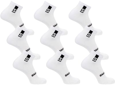Salomon - Everyday Ankle Socks | 9-Pack | Enkelsokken | Maat S / 36-38 - Wit