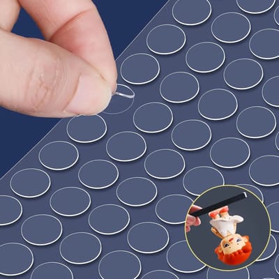 VANDAAG VERZONDEN - Stickers - 500 Stuks - Dubbelzijdige stickers - transparante acrylstippen - Plakstippen - Waterdicht - Dubbelzijdige tape - Ophangen