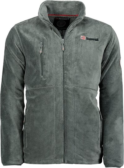 Geographical Norway Fleece Vest Upload Met Rits Heren Grijs - M
