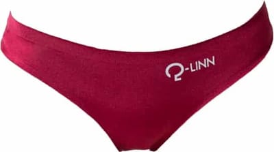 Thong / string, naadloos, Deep Red, bordeaux rood