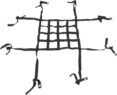 Plantenpot Houder - Hangend Net - Planten Verzorgen - Verstelbare Hoogte - 18x18x3 cm - Zwart