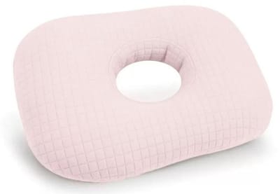 Oorkussen - Piercing Kussen - Donut Kussen met Gat voor Piercing Verzorging - Hoofdkussen Zijslaper - Ringkussen - Oorpijn Verlichten - Voor Iedere Slaaphouding - Orthopedisch Hoofdkussen - Oordoppen Slapen - Hoofd Kussen - Zijslaapkussen - Roze