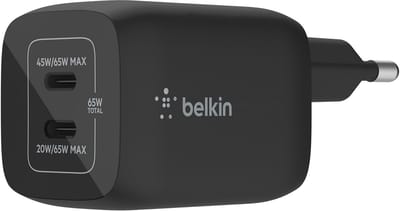 Belkin BOOST CHARGE PRO Stroom AV / multimedia paneel - PPS Technologie - 24 pin USB-C - 65 Watt