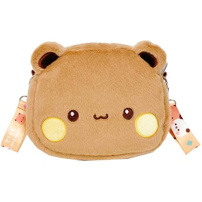 Schattige Bubu Dudu Pluche Rugzak Yier Panda Beer Crossbody Tas Kawaii Portemonnees Schoudertas Zachte Pluche Dieren voor Vriendin Cadeau bruin