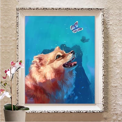 5D DIY diamant schilderij volledige vierkante boor diamant borduurwerk dieren foto van strass mozaïek Full Square 20X30CM