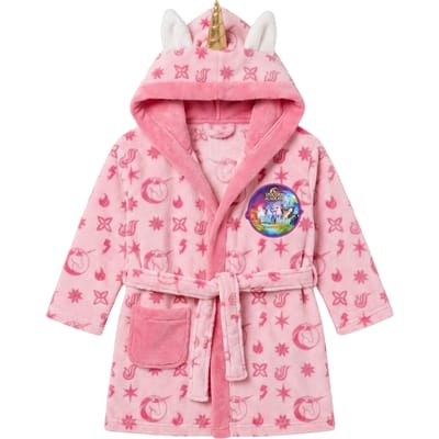 Unicorn Purple Academy Kinderbadjas 3 - 4 jaar / 98 - 104 cm