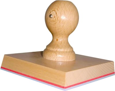 Grote Handstempel 120x120 Mm - Stempels - Stempels volwassenen - Snelle Levering