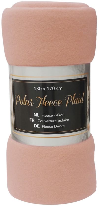 Dutch House Rose Fleece Deken Plaid 130 x 170 CM Deken Voor Op De Bank