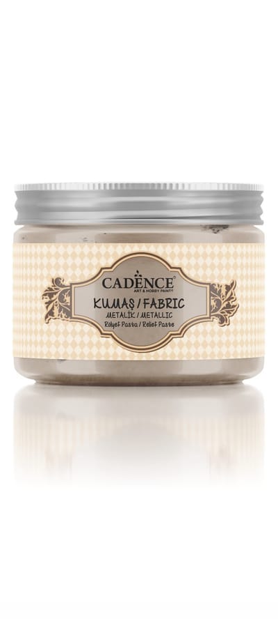 Cadence Textiel Metallic Relief Pasta 150 ml Champagne