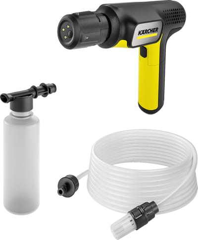 Kärcher OC Handheld Compact mobiele reiniger - Draadloos - Accu looptijd 30 minuten - 4-in-1 Spuitlans - Geschikt voor oa. fietsen - mountainbikes - tenten - kampeeruitrusting - kinderwagens - tuinset - speelgoed - bloembakken en Outdoor