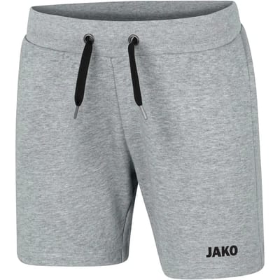 Jako Base Joggingshort Dames - Lichtgrijs Gemeleerd | Maat: 34