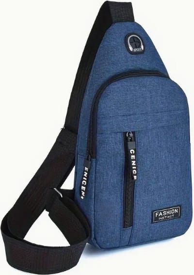 Blauwe Crossbag Heren - 30 x 17cm - Crossbodytas - waterafstotend - Reistas - Citytrip