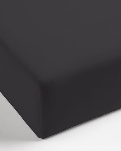 Mistral Home - HOESLAKEN - percale - 140 x 200 x 30 cm - tweepersoons - effen kleur - grijs